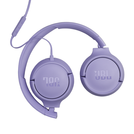JBL Tune 520C USB-C - Purple - Hi-Res wired on-ear headphones - Bottom image number null
